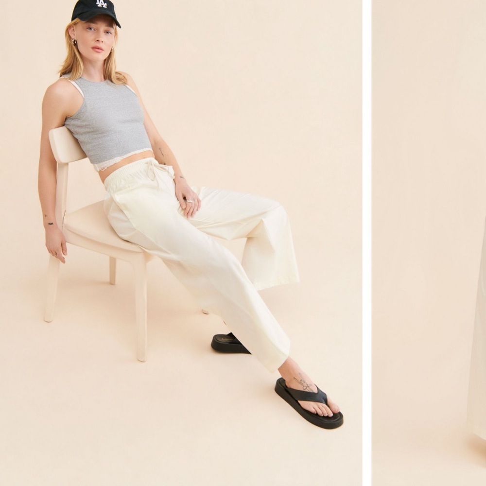 Donni. Pop wide leg pants